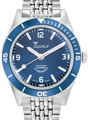 Super-Squale Arabic Numerals Blue - Bracelet