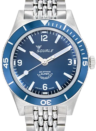 Super-Squale Arabic Numerals Blue - Bracelet