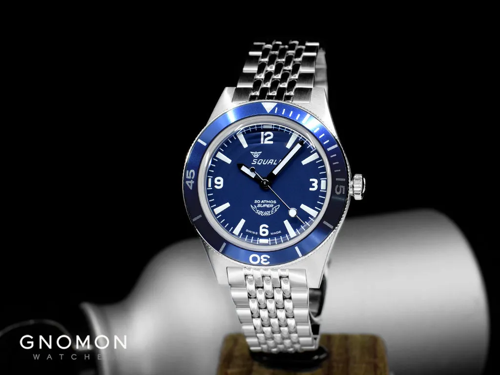 Super-Squale Arabic Numerals Blue - Bracelet