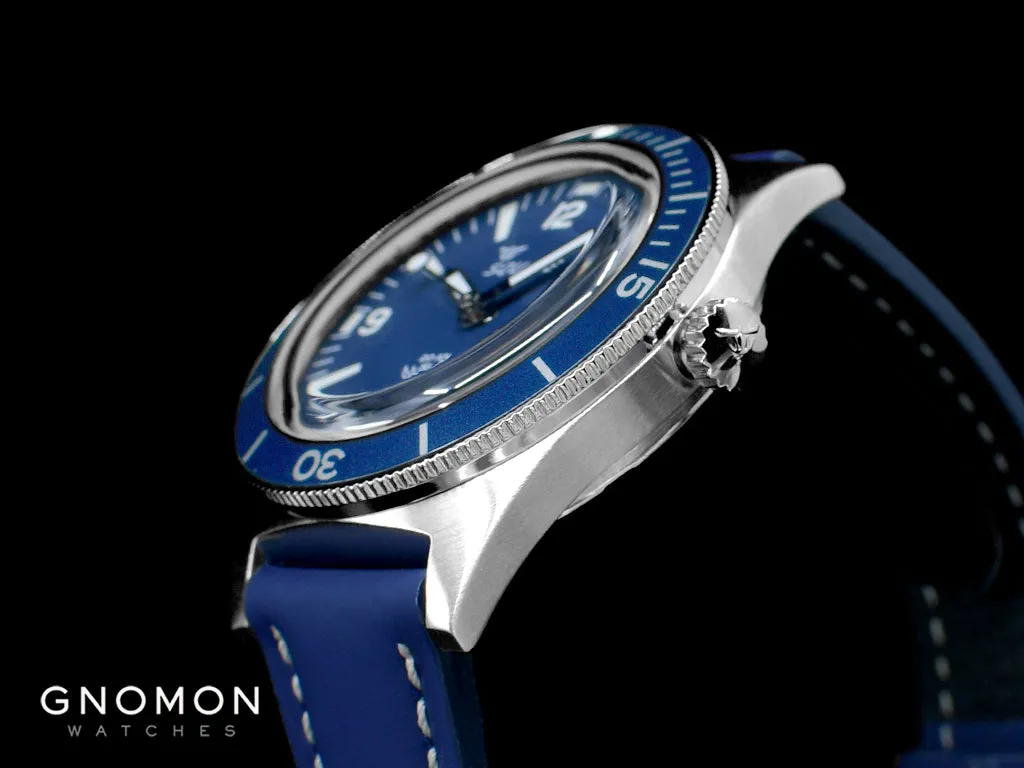 Super-Squale Arabic Numerals Blue - Leather