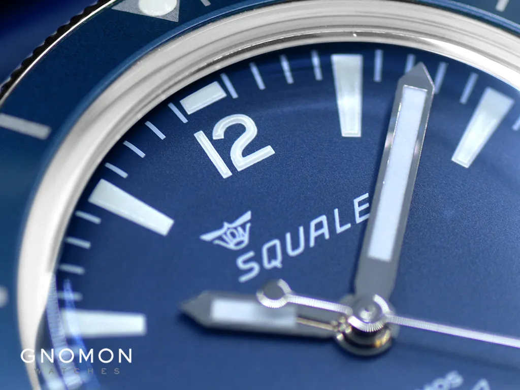 Super-Squale Arabic Numerals Blue - Leather