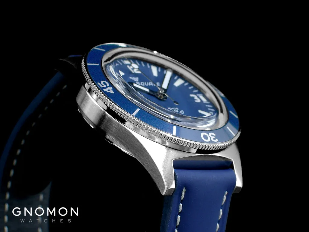 Super-Squale Arabic Numerals Blue - Leather