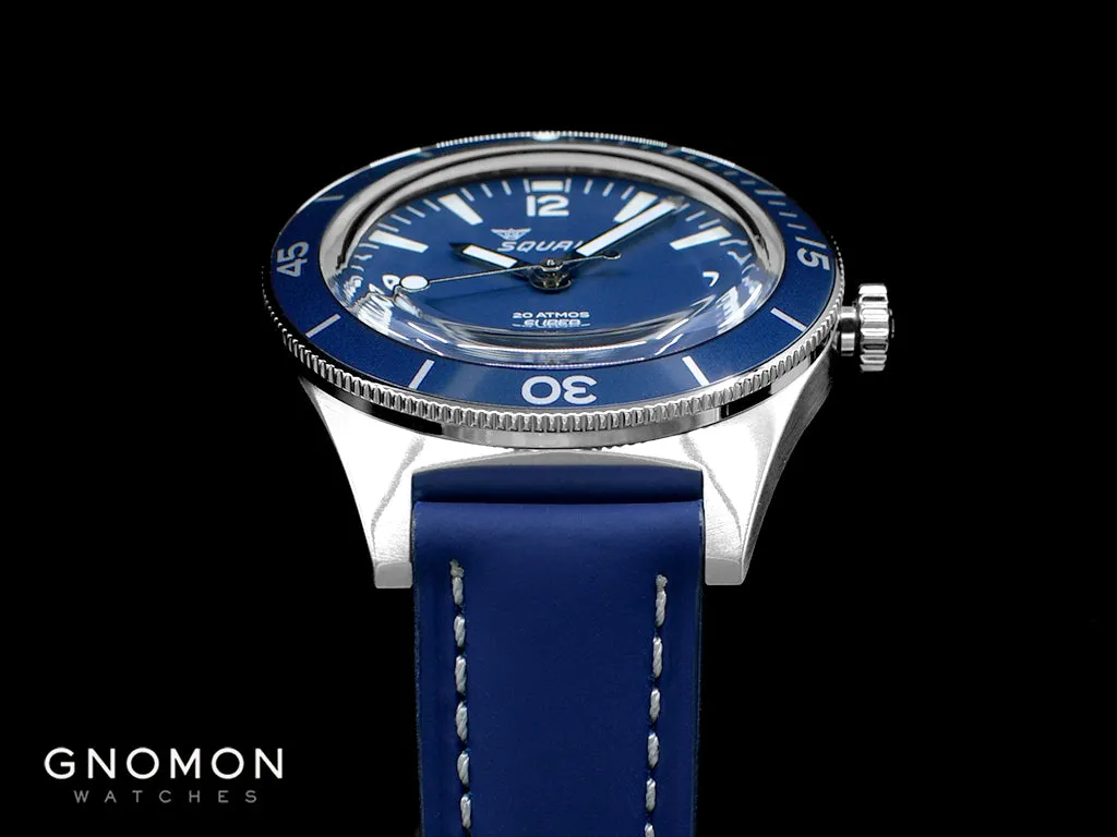 Super-Squale Arabic Numerals Blue - Leather