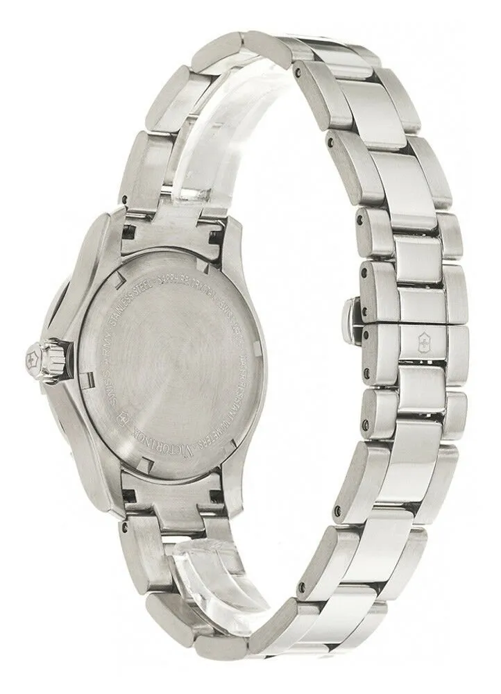 Swiss Army Classic Alliance Sport Stainless Steel Womens Watch Black Dial Calendar 241305