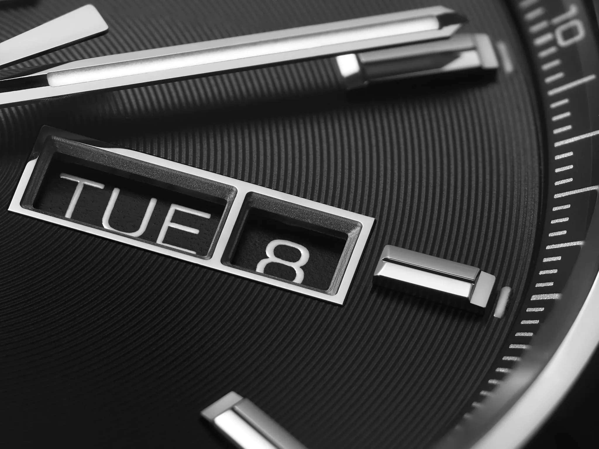 TAG Heuer Carrera Automatic Stainless Steel Black Dial Day/Date Mens Watch WBN2010.BA0640