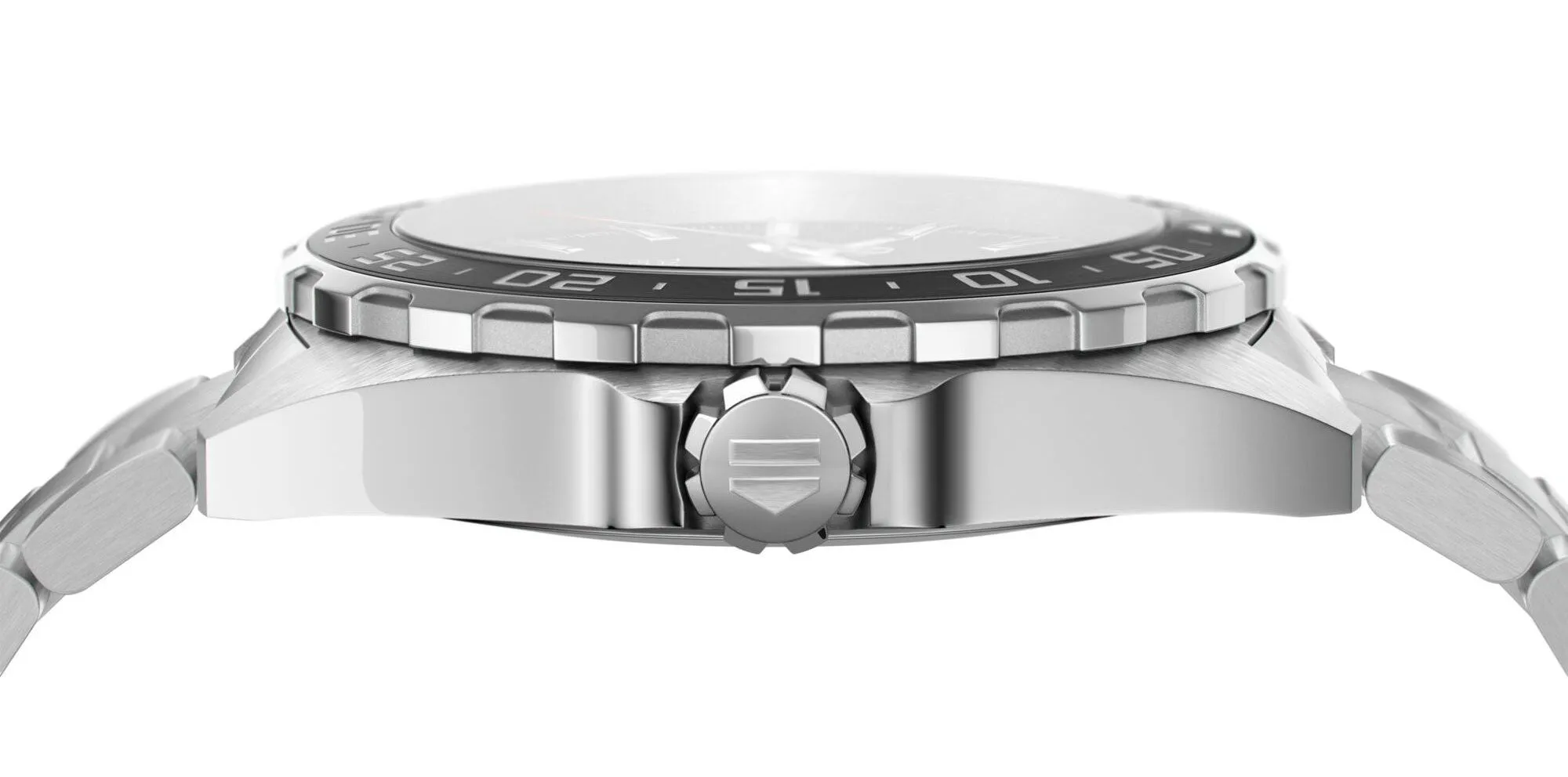TAG Heuer Formula 1 Automatic Stainless Steel Gray Dial Date Divers Mens Watch WAZ2011.BA0842