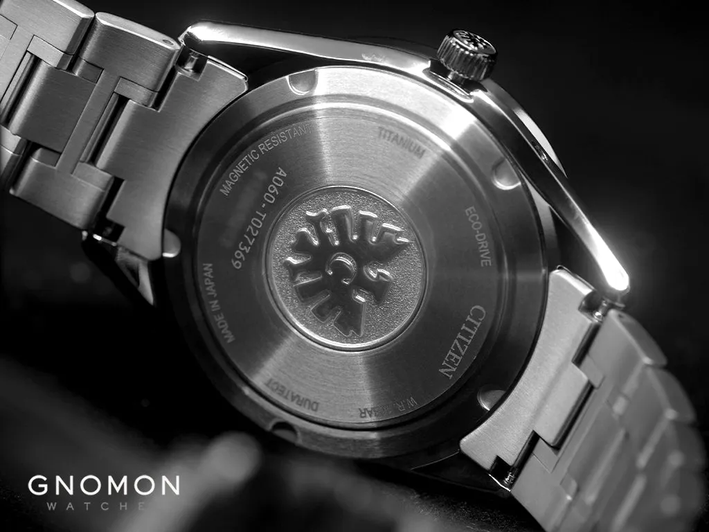 The Citizen Eco-Drive Super Titanium Soaring Eagle Silver Ref. AQ4100-57B