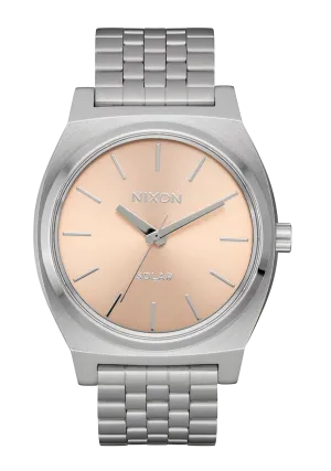 Time Teller Solar - Silver / Salmon