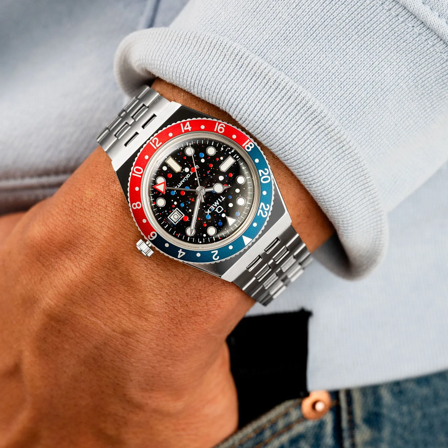Timex Q GMT Crimson Sky