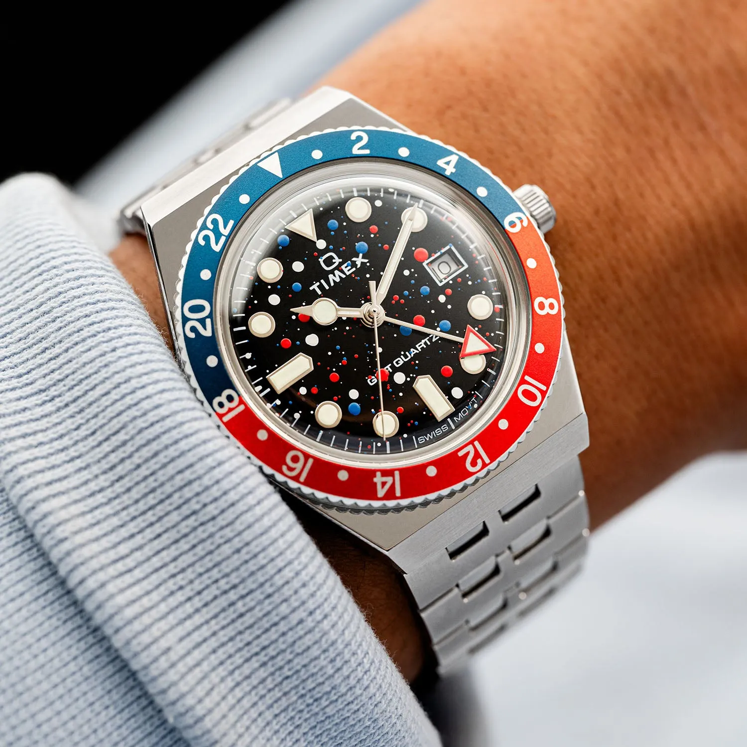 Timex Q GMT Crimson Sky