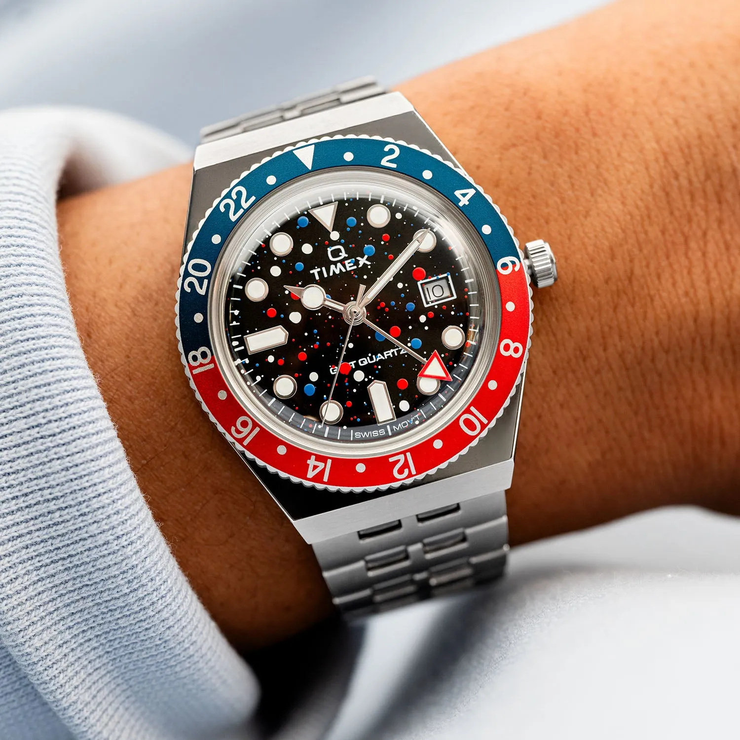 Timex Q GMT Crimson Sky