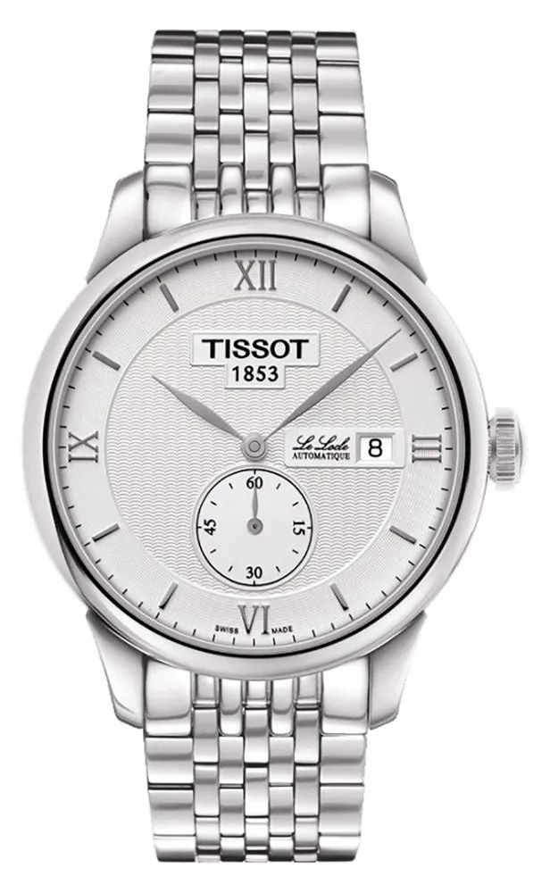 Tissot Le Locle Stainless Steel Automatic Silver Dial Date Mens Watch T0064281103801