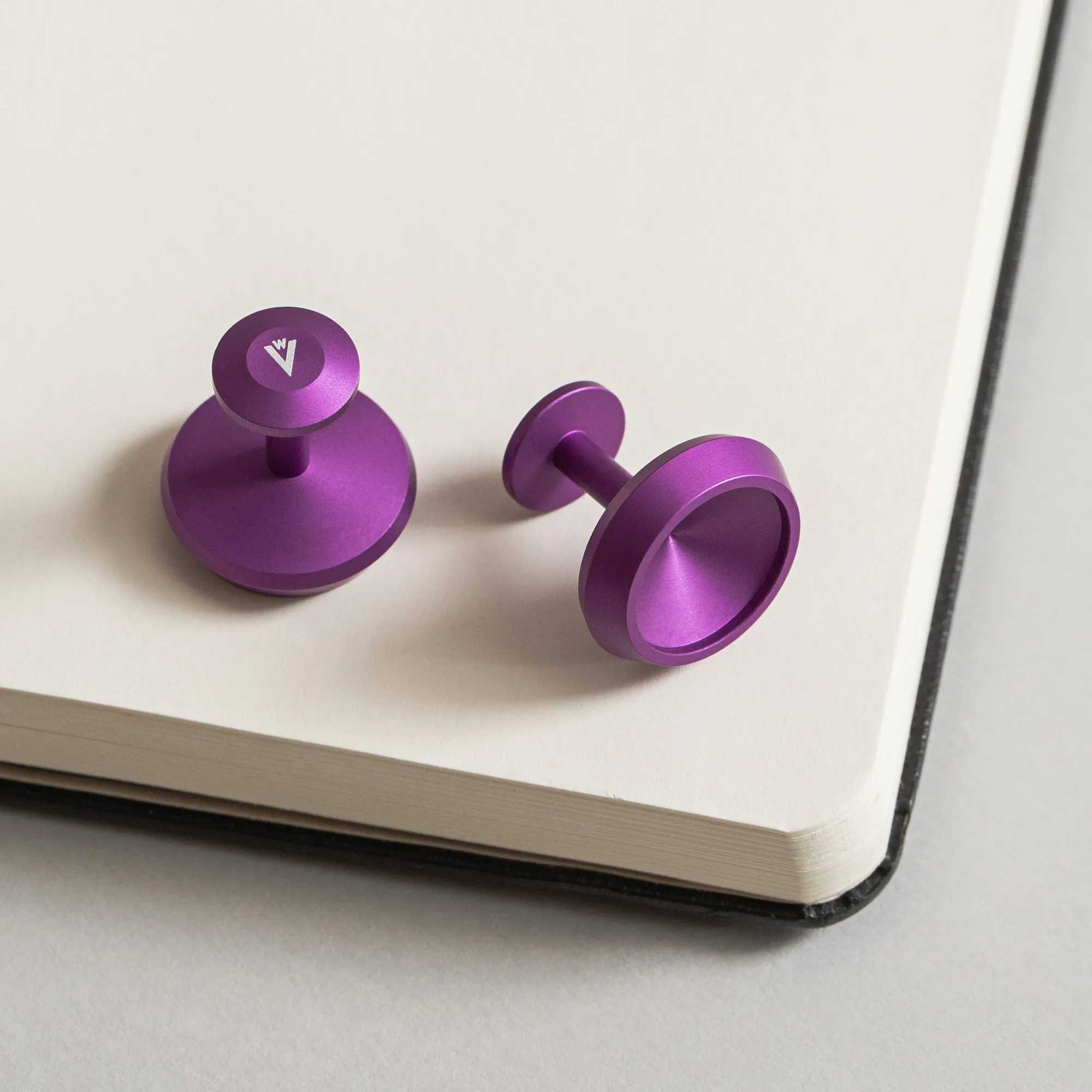 VC1-PP Aluminium Cufflinks