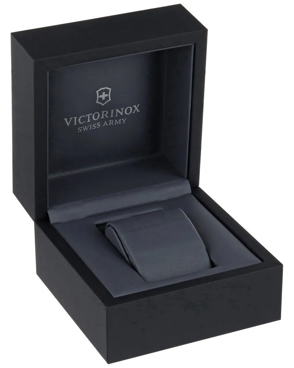 Victorinox Swiss Army FieldForce Classic Chronograph Stainless Steel Black Dial Date Mens Watch 241899