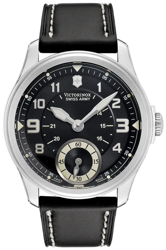 Victorinox Swiss Army Infantry Vintage Small Second Mecha Manual Wind Mens Strap Watch 241377