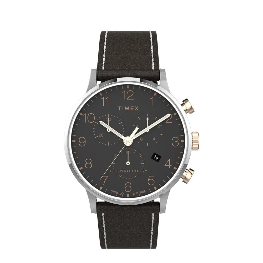 Waterbury Chronograph 40mm Leather Band
